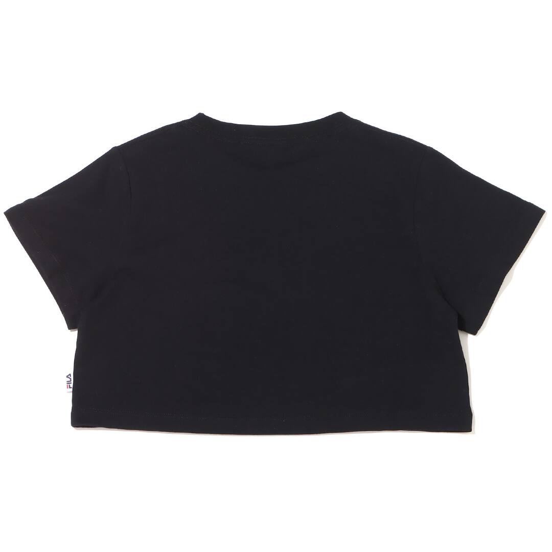 FILA × YONAKA ショート丈  Tシャツ（ブラック）