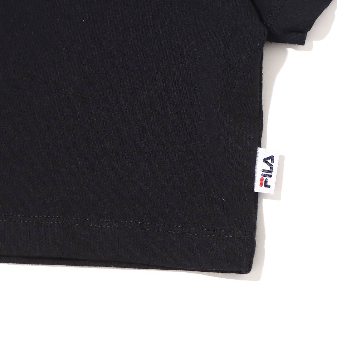 FILA × YONAKA ショート丈  Tシャツ（ブラック）