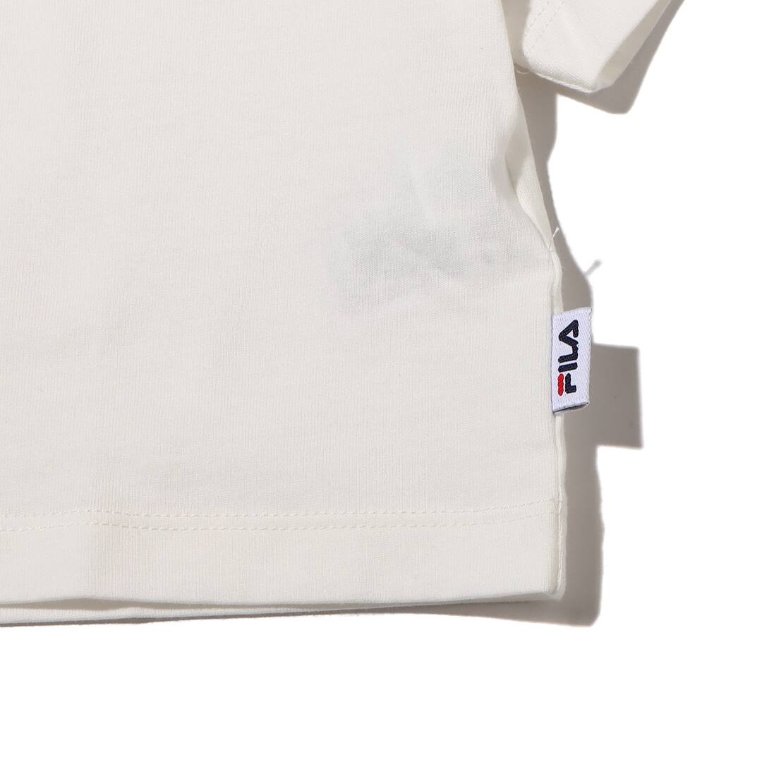 FILA × YONAKA ショート丈  Tシャツ（ホワイト）