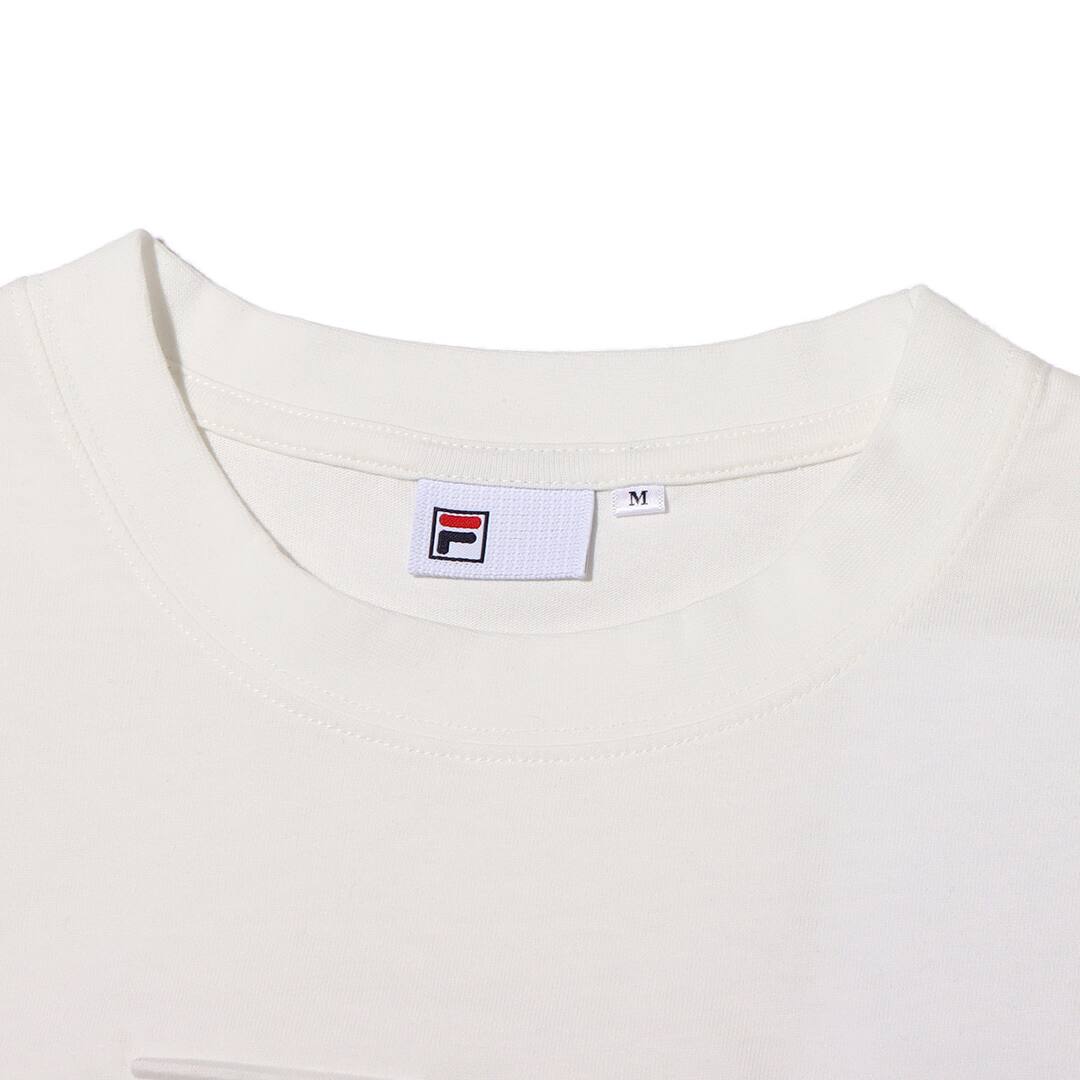 FILA × YONAKA ショート丈  Tシャツ（ホワイト）
