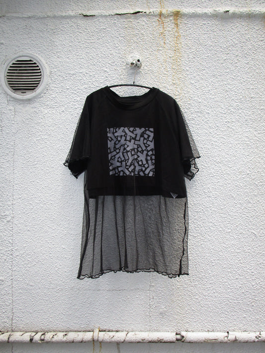 YONAKA x Eric Haze アートシアードッキングTシャツ ショート